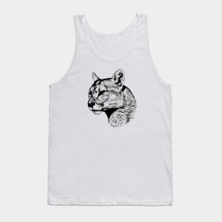 Mountain lion Tank Top